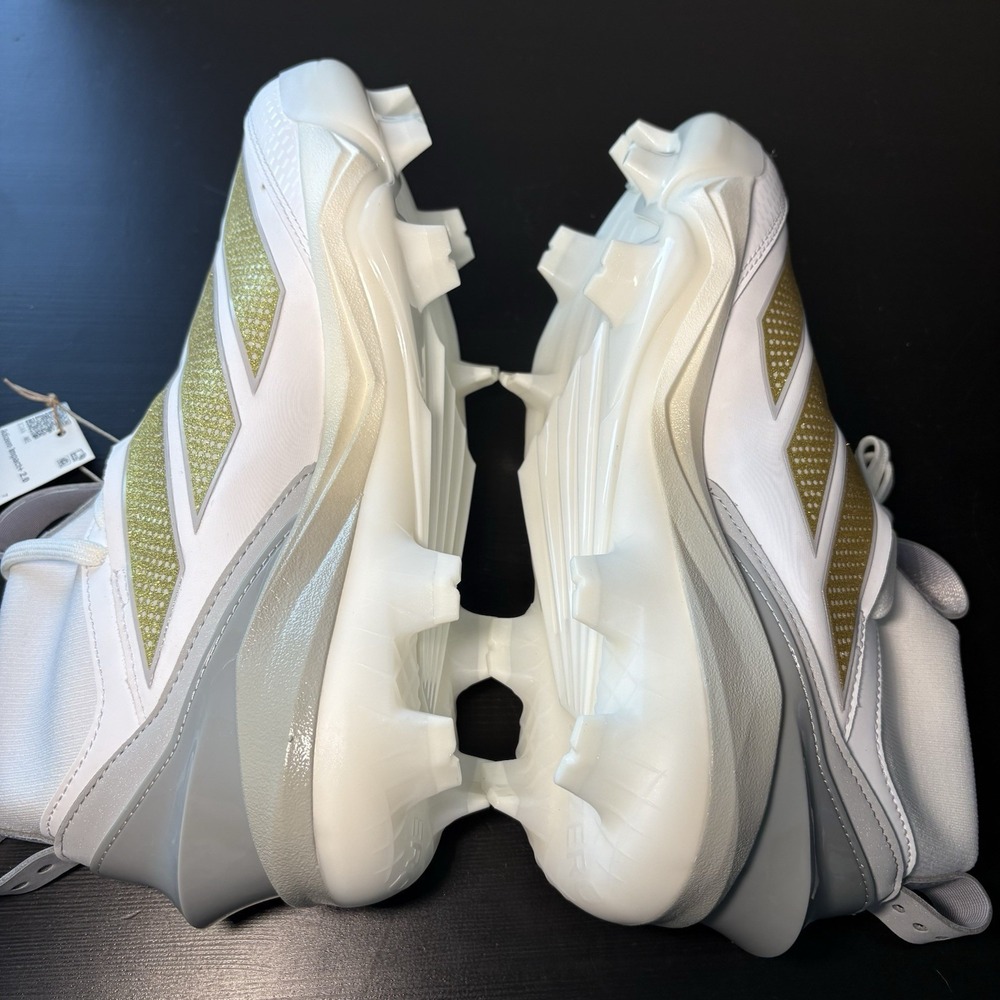 Adidas Adizero Impact+ 2.0 "White Gold" Baseball Cleats - Size 7 Men - Picture 4 of 5